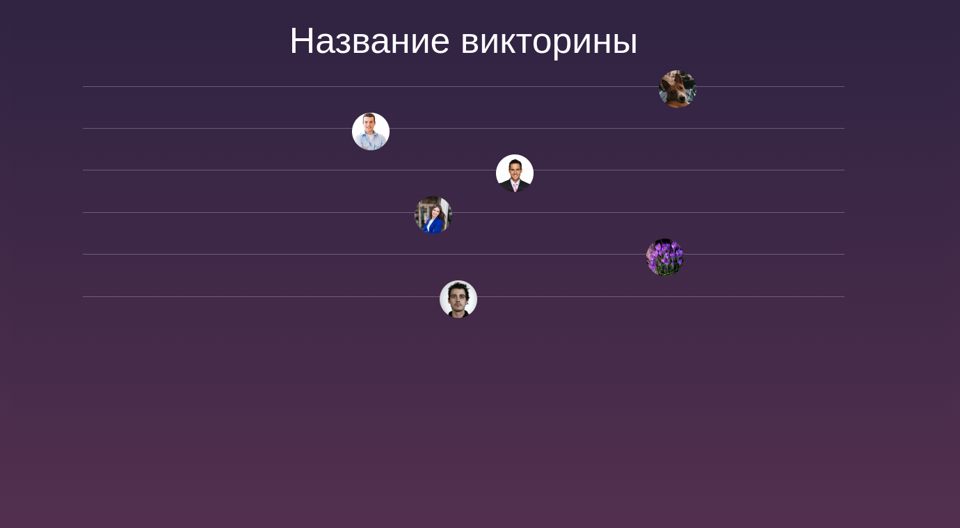 конструктор викторин, табло